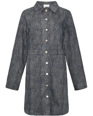 Noella Benita Ls-jurk In Blauw - Grijs