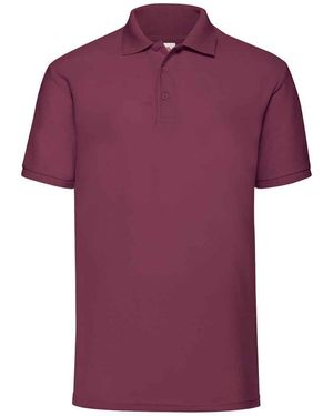 Fruit Of The Loom Piqué Polo Shirt (bourgondië) - Paars