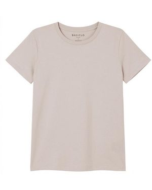 Basiclo Crew-Neck Premium T-Shirt - Naturel