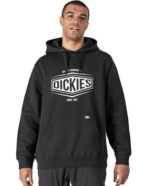 Dickies Rockfield Workwear Cotton Hoodie Jumper - Black