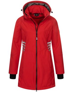 Arctic Seven Softshell Jas As-305 – Lang, Waterafstotend, Reflecterend - Rood