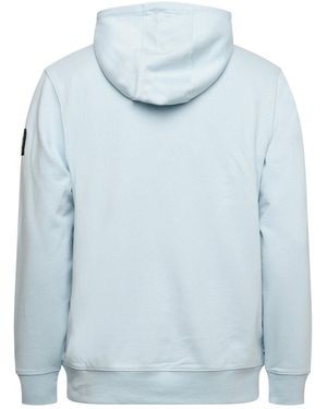 Weekend Offender Yensei Badge Trekkoord Hoodie (Cloud) - Blauw