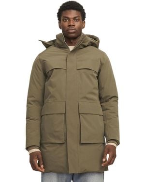Jack & Jones Jack And Jones Parka Voor Met Een Relaxte Pasvorm (Zeeschildpad) - Groen