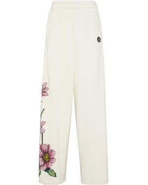 Philipp Plein Skater Fit Jogging Pants Fairy - Wit