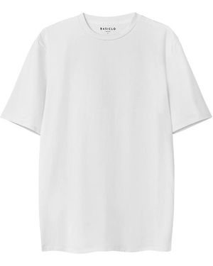 Basiclo Oversized Premium T-Shirt - Wit