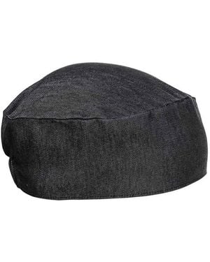 PREMIER Denim Chef Skull Cap Denim) - Black