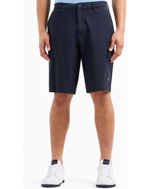 ARMANI EXCHANGE Milano Edition Cargo Shorts - Blue