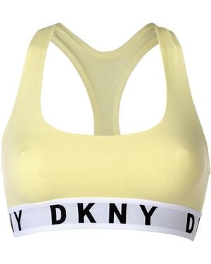 DKNY Bustier Racerback Logoprint - Geel