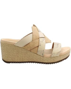 Vionic Tara Snake Wedges - White