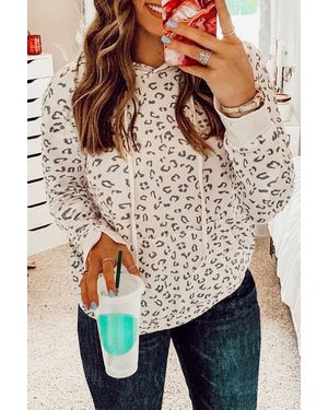 Azura Exchange Leopardprint Hoodie Met Relaxte Pasvorm - Bruin