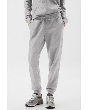 Azura Exchange Ontspannen Pasvorm Fleece Broek - Grijs