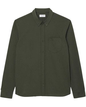 Lacoste Katoenen Jersey Regular Lange Mouwen Shirt - Groen