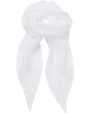 PREMIER Ladies/ Work Chiffon Formal Scarf - White