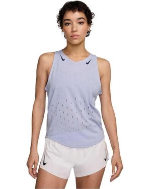 Nike Aeroswift Dri-Fit Sport Top - Blauw