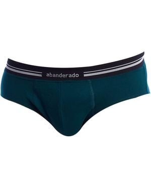 Abanderado Breathable Anatomical Front Fabric Brief A077H - Blue