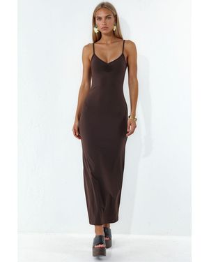 Busem Sleeveless Midi Slip Dress - Black