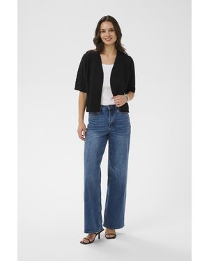 Kaffe Vest Kasilja Vest Loose Fit - Blauw