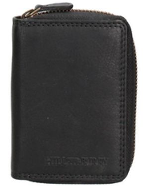 Hill Burry Wallet Cognac - Zwart