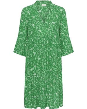 Kaffe Jurk Kaellen Jurk A-Shape - Groen