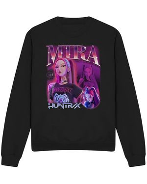 K-Pop Demon Hunters Adult Huntr/X Mira Sweatshirt - Black