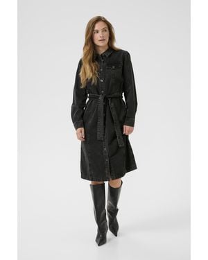 Kaffe Denim Jurk Kacarly Regular Fit Black - Zwart