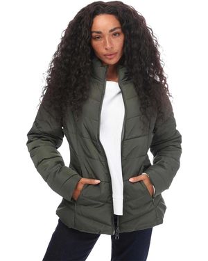 Ted Baker Renika Korte Puffer Jas (Khaki Groen) - Grijs