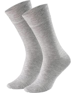 Steve Madden 2 Pairs Cashmere Socks - Grey