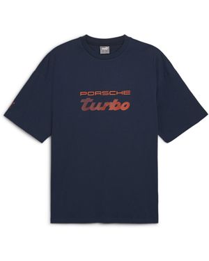 PUMA Porsche Turbo Motorsport T-Shirt - Blauw
