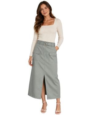 Vero Moda Kokerrok - Grijs