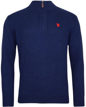U.S. POLO ASSN. Us Polo Assn Gebreide Trui - Blauw