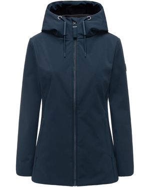Marikoo Softshell Tussenjas Minaa Met Capuchon - Blauw
