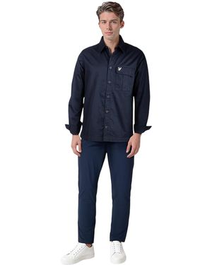 Lyle & Scott Slim Broek (Donkere Marine) - Blauw