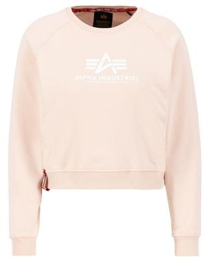 Alpha Industries Basic Boxy Sweatshirt - Naturel