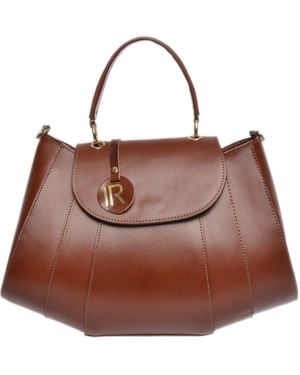 Isabella Rhea Bosneger Rundleer Tas - Bruin