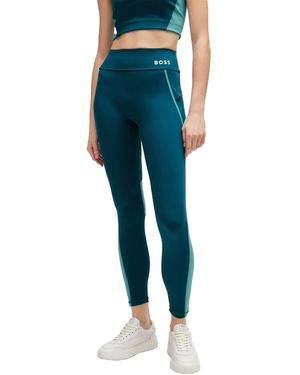 BOSS Ekiden Slim Legging (groen) - Blauw
