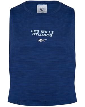 Reebok Les Mills Bodycombat Crew Hals Tanktop - Blauw