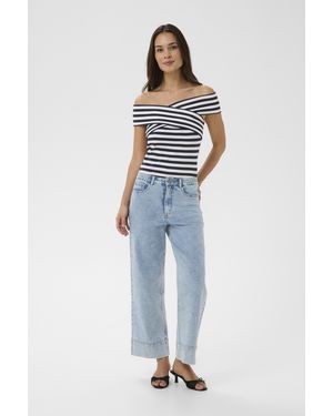 Kaffe Jeans Kaamalia Jeans Loose Fit - Blauw