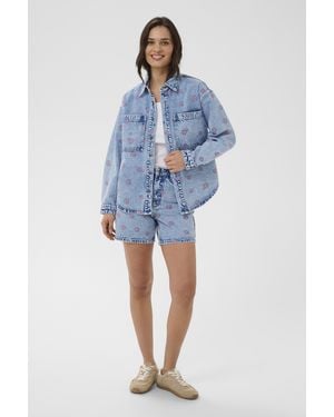 Kaffe Jas Kababena Jas Relaxed Fit - Blauw