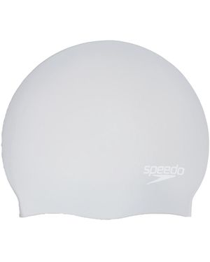Speedo Zwemuts Lang Haar Voor Volwassenen (zilver/wit)