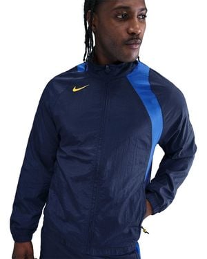 Nike Total 90 Waterafstotend Track Jacket (Middernacht Marine) - Blauw