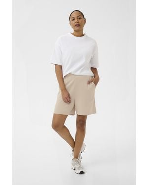 Kaffe Short Kaannie Short Regular Fit - Naturel