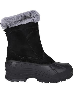Mountain Warehouse Snowdrift Suède Faux Bont Gevoerde Sneeuwlaarzen - Zwart