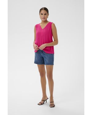Kaffe Top Kaamber Top Regular Fit - Rood