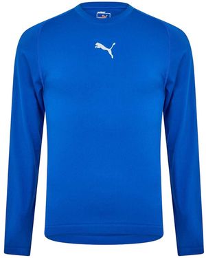 PUMA Performance Plain Vent Athletic Shirt - Blauw