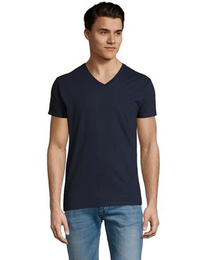Sol's Imperial V Hals T-Shirt (Franse Marine) - Blauw