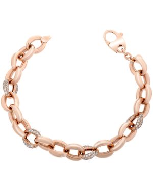 Orphelia 925 Sterling Bracelet - Brown