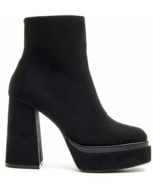 Montevita Heeled Ankle Boot Botint7 - Black