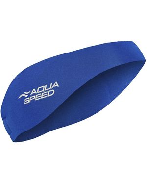 Aqua-Speed Volwassen Zwem Verstelbare Hoofdband - Blauw