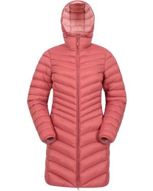 Mountain Warehouse Florence Lange Gewatteerde Jas - Rood