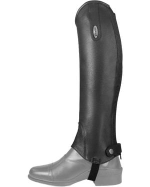 Brogini Adult Vicenza Grain Leather Gaiters - Black